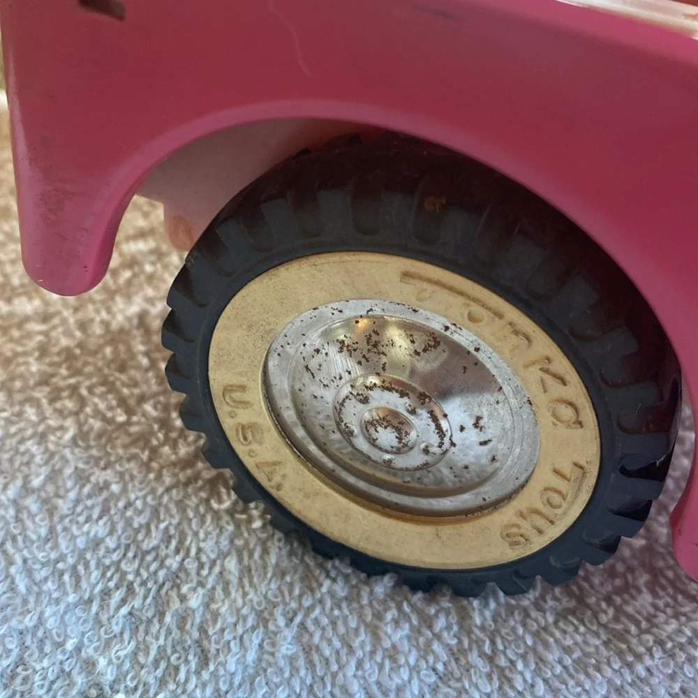 Vintage pink Tonka - Picture 4 of 9